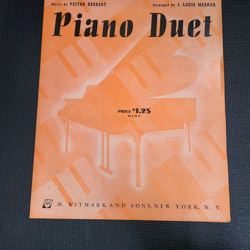 M Witmark And Sons March Of The Toys Piano Duet Victor Herbert Sheet Music