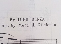 Funiculi Funicula 1935 Luigi Denza Mort Glickman Nick Manloff SheetNoteMusic