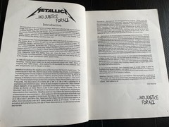 Metallica And Justice For All Bass Guitar & Vocal Tablature Book w Color Poster