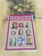 Masters Of The Music For Classical Guitar Rare ,144 Pages 1985 Edition Last One