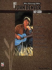 Best of John Denver Easy Guitar Sheet Music Lyrics 23 Folk Pop Songs Book