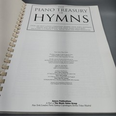 The Piano Treasury of Hymns Piano Songbook Comb Bound No CD Good Condition