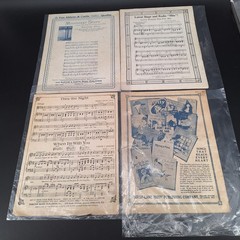 Vintage Antique Sheet Music Lot 12+ Songs WWI Era Ragtime Pop Ballads Chicago