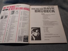 DAVE BRUBECK – Deluxe Piano Album – Songbook, 1965, 160 pages, early pressing