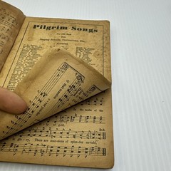 1941 Pilgrim Songs Lot of 2 Stamps-Baxter Music Printing Co. Vintage Songbooks