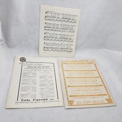Vintage Sheet Music Lot 1930s 1940s Big Band Classical Folk Songs Piano Student