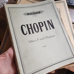 CHOPIN Scherzi, F moll =Phantasie Edition Peters No. 1906 Vtg Sheet Music
