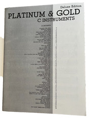 Platinum & Gold, C Instruments, Sheet Music, Deluxe Edition,1980, 80 Pages