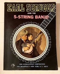 Earl Scruggs and the 5-String Banjo Peer Intl. Instruction Book W/ Insert PB