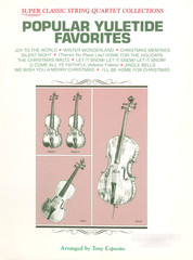 Popular Yuletide Favorites String Quartet Sheet Music 1989 Esposito Let It Snow