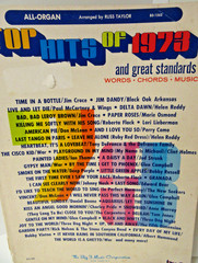 Top Hits of 1973 & Great Standards Sheet Music Vocal-Piano Vintage Big 3 Corp