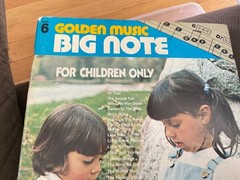 Golden Music Big Note: For Children Only – Copyright 1976