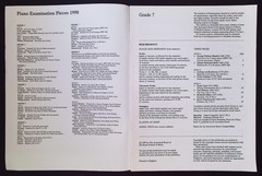 Associated Board Royal Schools of Music Piano Examination Pieces 1990 Grade 7
