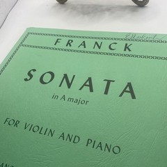 Vintage International Music Franck Sonata A Major Violin Piano Sheet Music USA
