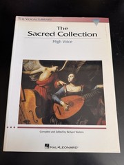 The Vocal Library The Sacred Collection Richard Walters Hal Leonard Soprano High