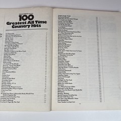 Hansen House 100 Greatest All Time Country Hits Music Songbook Vintage Piano