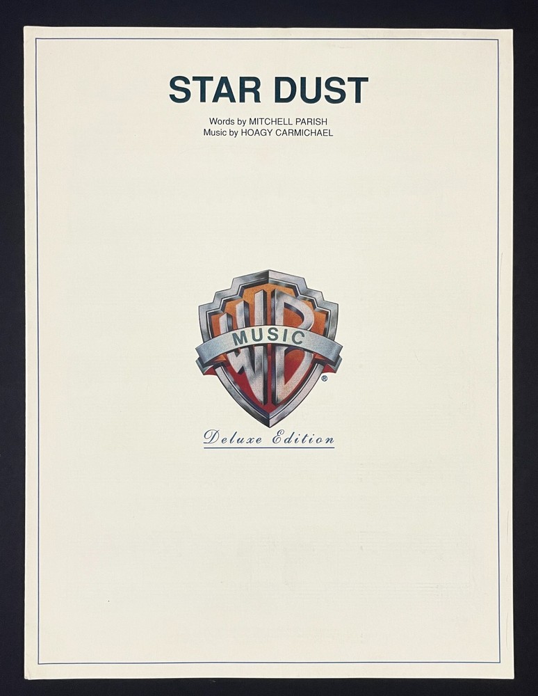 Star Dust Etoile D&rsquo;amour Carmichael 1929 Vtg Sheet Music French English Piano