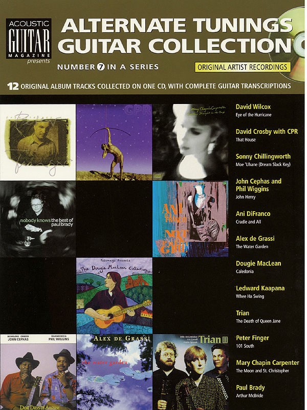 Alternate Tunings Guitar Collection Tab Sheet Music Pop Rock Folk Songs Book CD