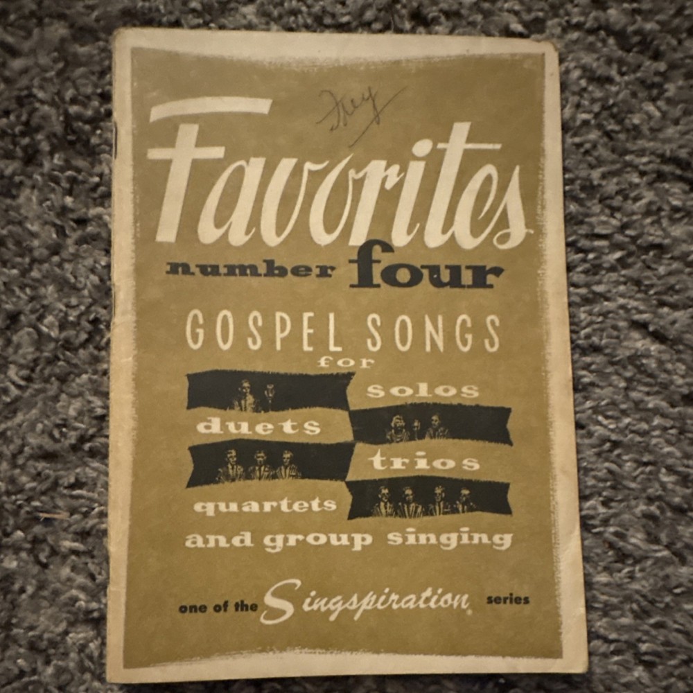 Singspiration Favorites Number Four Gospel Songbook Collection for Solo-Choir