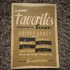 Singspiration Favorites Number Four Gospel Songbook Collection for Solo-Choir