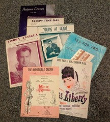 Ridiculously ENORMOUS Lot of 75+ Extremely Random Vintage Sheet Music and Books