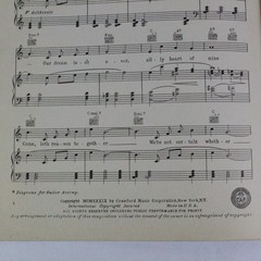 Vintage Sheet Music Lot of 8 Musical Folk Pop Jazz Waltz Songs & 2 Loose Leaf