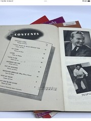 VTG MCM Musicals Show Tunes Folk Sheet Music Books Lot 9 100+ 50s 60s 70s Songs