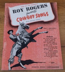 Roy Rogers Favorite Cowboy Songs 1943 Robbins Music Songbook Guitar Chords MINT