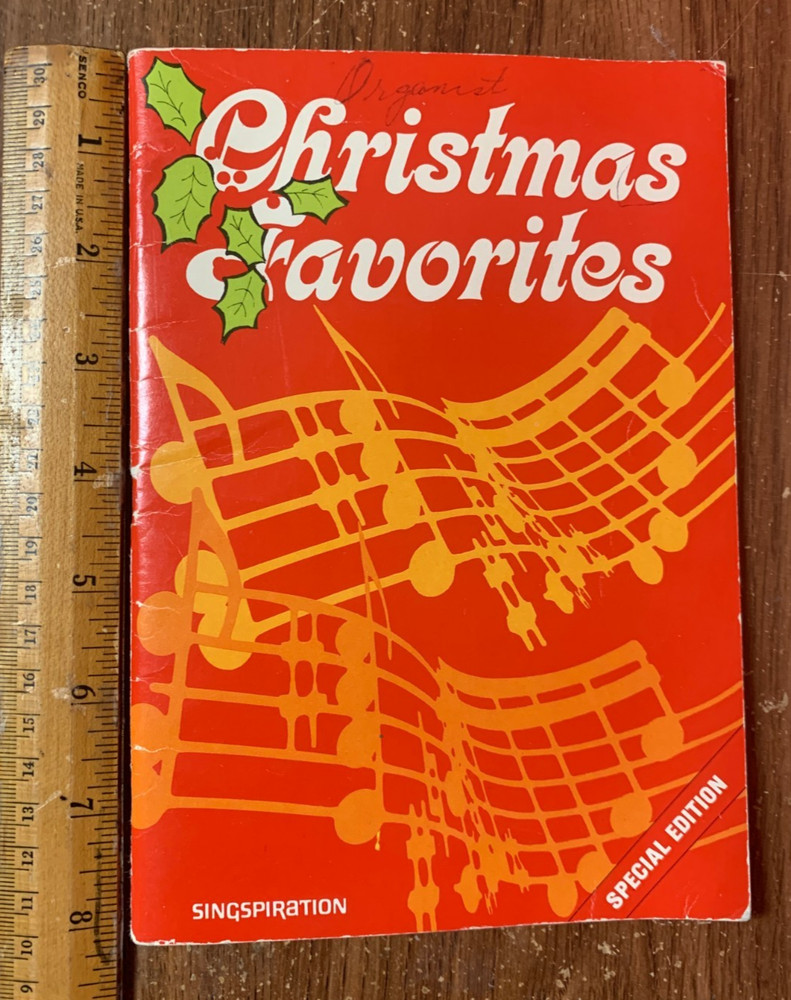 1982 Christmas Favorites Special Ed. SC Music Booklet By Singspiration