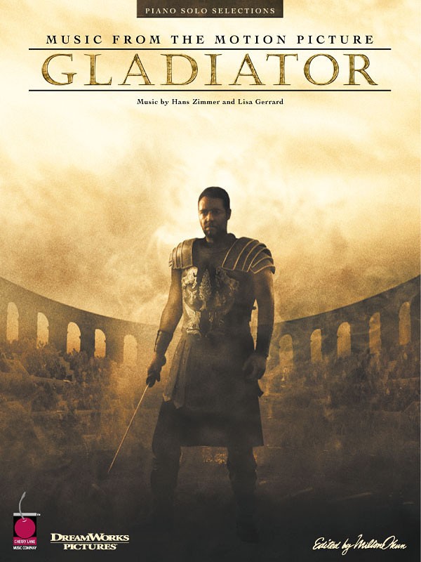 Gladiator Movie for Piano Solo Sheet Music Hans Zimmer Cherry Lane Music Book
