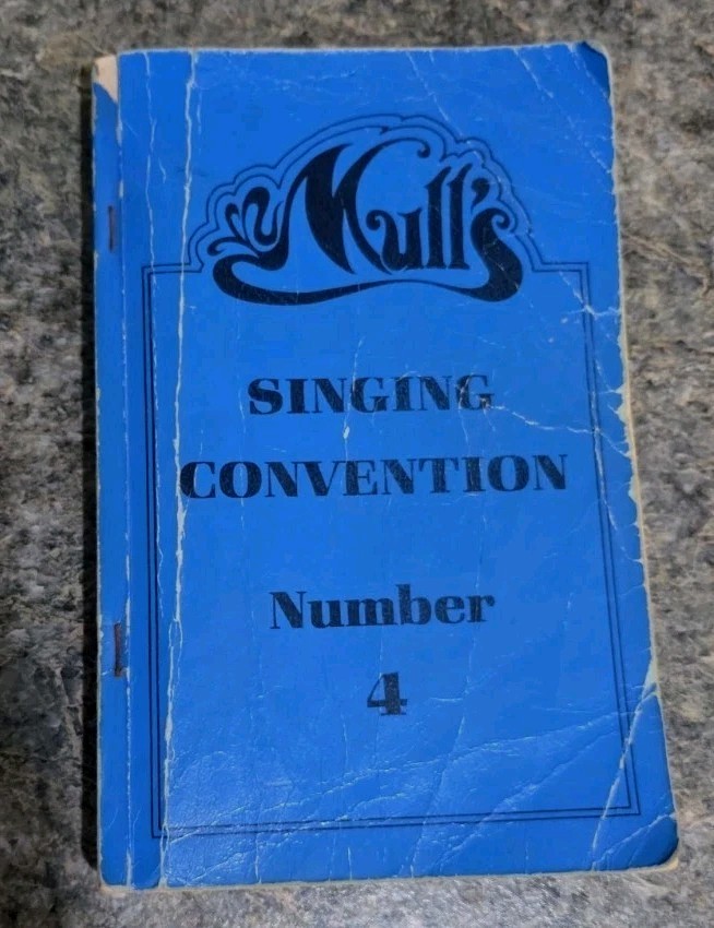 Mulls Singing Convention Number 4 Vintage Blue Songbook Hymnal Sheet Music