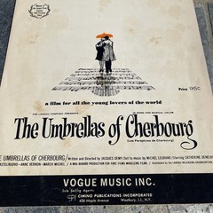 WATCH WHAT HAPPENS from UMBRELLAS OF CHERBOURG sheet music Michel Le Grand 1965