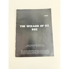 Wizard of Oz RSC Oboe Sheet Music Tams-Witmark Music Library Musical Book