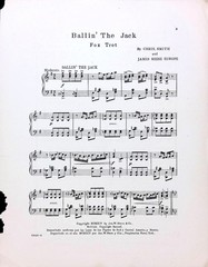 Ballin The Jack Sheet Music Piano Solo Donald Brian Chris Smith 1914 Fox Trot