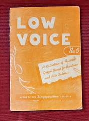 1951 Singspiration LOW VOICE #6 Six Gospel Music Songbook Baritone & Alto Solos
