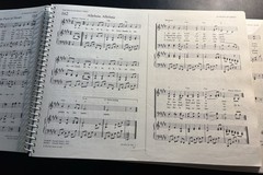 1989 United Methodist Hymnal Deluxe Keyboard Edition Blue Spiral Piano Organ