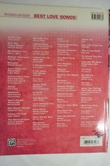 2000-2005 Songbook BEST LOVE SONGS sheet music 56 song 2006 PVG Book 320 pages