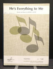 Hes Everything To Me Sheet Music Piano Lyrics 50s Gospel Religious FYY