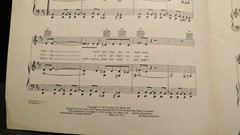 Money Honey Bay City Rollers 1976 Piano Guitar Sheet Music Cover Art F1Q