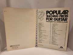 Popular Teaching Pieces For Guitar Book John Claus 1977 Spiral 220pg Sheet Music