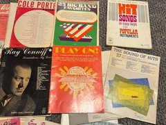 Huge Lot of 22 Vintage Chord Organ songbooks & Sheet Music 50s-70s piano vocals