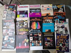 Lot 27 Vintage 1980s Pop Piano Vocal Guitar Sheet Music Songbooks 80&rsquo;s Pop ROCK