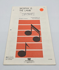 WORTHY IS THE LAMB RODGER STRADER SATB SHEET MUSIC BOOK GOOD LIFE PUBLICATIONS