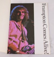 1976 Peter Frampton Comes Alive Songbook Music Book Pull Out Poster