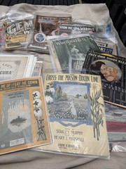 Vintage 1910&rsquo;s-1940&rsquo;s Large Sheet Music Lot Of 220+ Mainly early, Rag WW1 girls
