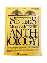 THE SINGERS MUSICAL THEATRE ANTHOLOGY V. 2 Book/2 CD Combo~Baritone/Bass~NEW