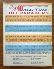 Bb Trumpet Clarinet Best 40 All-Time Hit Paraders Sheet Music Hansen M209 1968