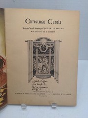 Christmas Carols Sheet Music Song Book Piano Lyrics M26