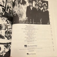 U2 The Best of 1980-1990 Guitar Voice Sheet Music Song Book Rock Tab