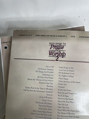 More Songs for Praise and Worship 23 Choir Lot of 5 Books 3 Ring 080689351174